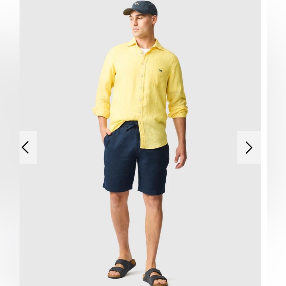 NWT Rodd & Gunn Linen 9" Resort Short - Picture 2 of 16